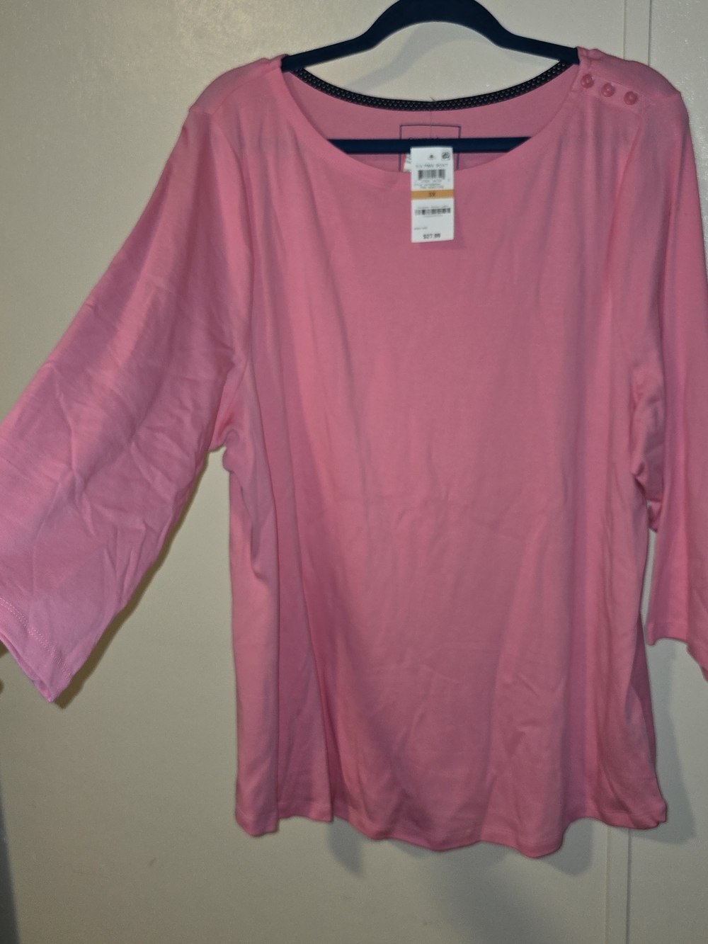 Pink long sleeve shirt
